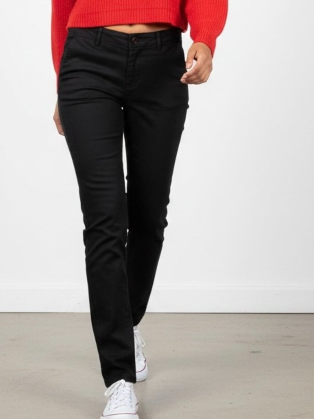 Old Navy High Rise Pixie Women’s 6 Petite Black Pants Uniform set of 2